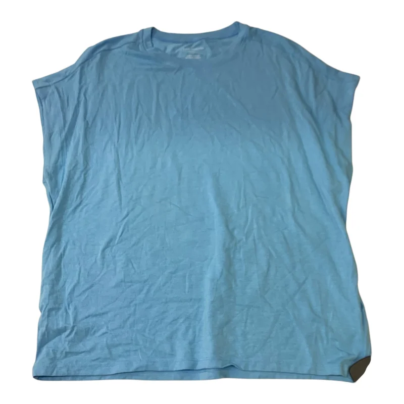 Top Short Sleeve Basic By Anthropologie In Blue, Size: L Dapper Men's Bow