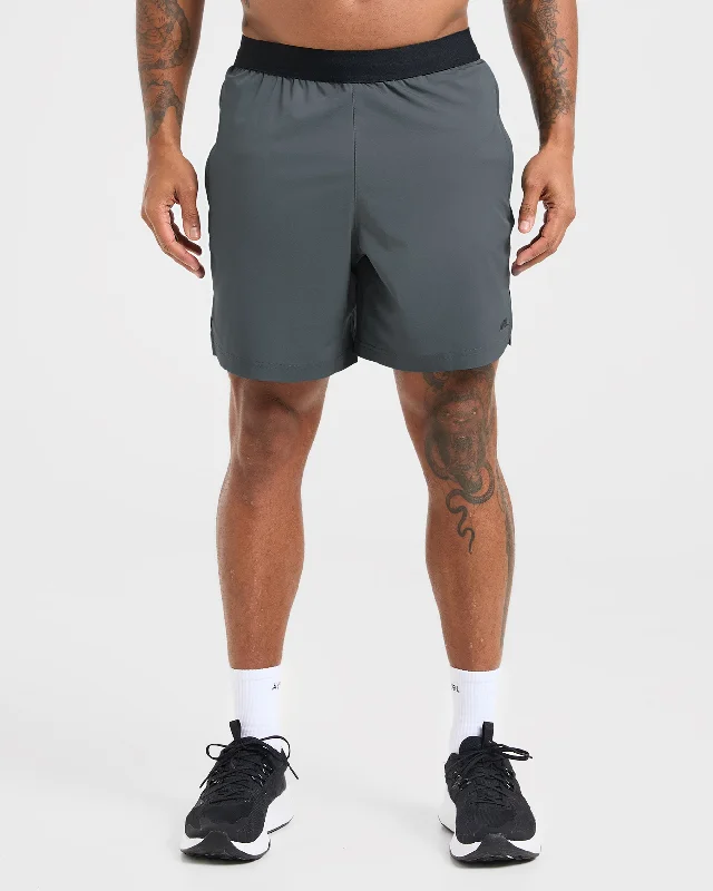 Ascend Shorts - Smoke Grey Monochromatic All