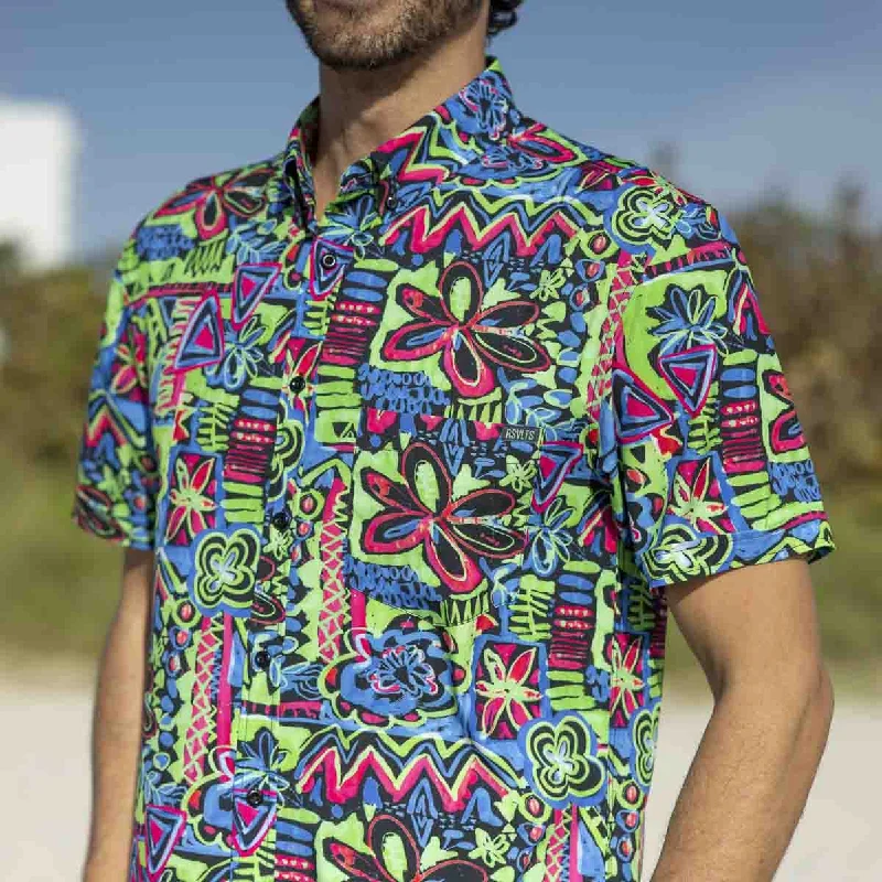 Reef Riot – KUNUFLEX Short Sleeve Shirt Masculine Men's 