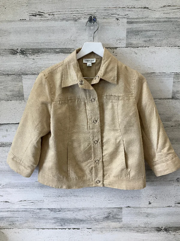 Jacket Other By Coldwater Creek In Gold, Size: S Monochromatic All