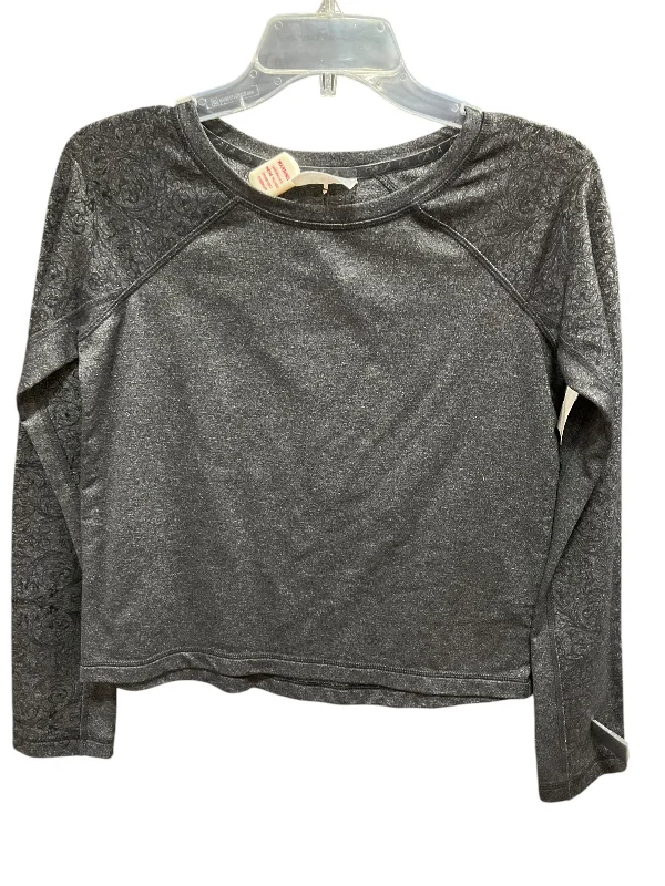 Athletic Top Long Sleeve Crewneck By Calia In Grey, Size: Xs Tough Men's Tactical