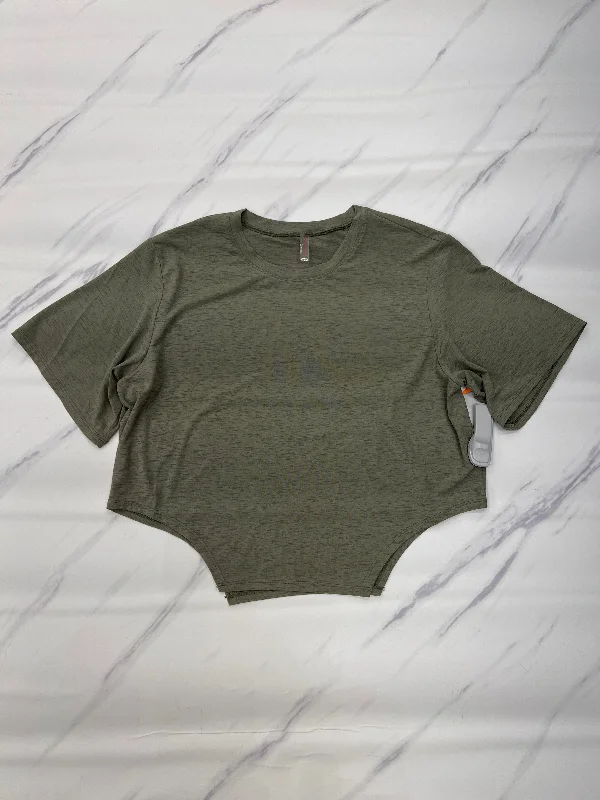 Top Short Sleeve By Free People In Green, Size: S Organic