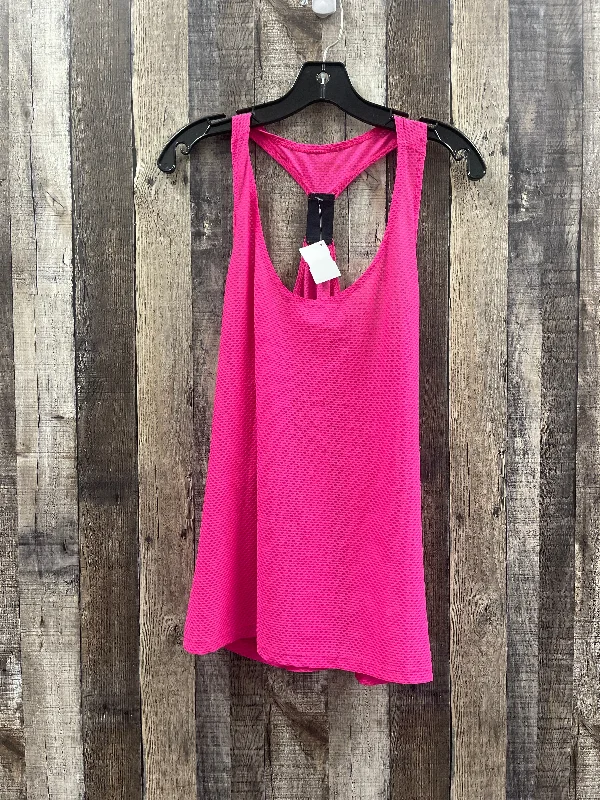 Pink Athletic Tank Top Cmf, Size Xl Beach