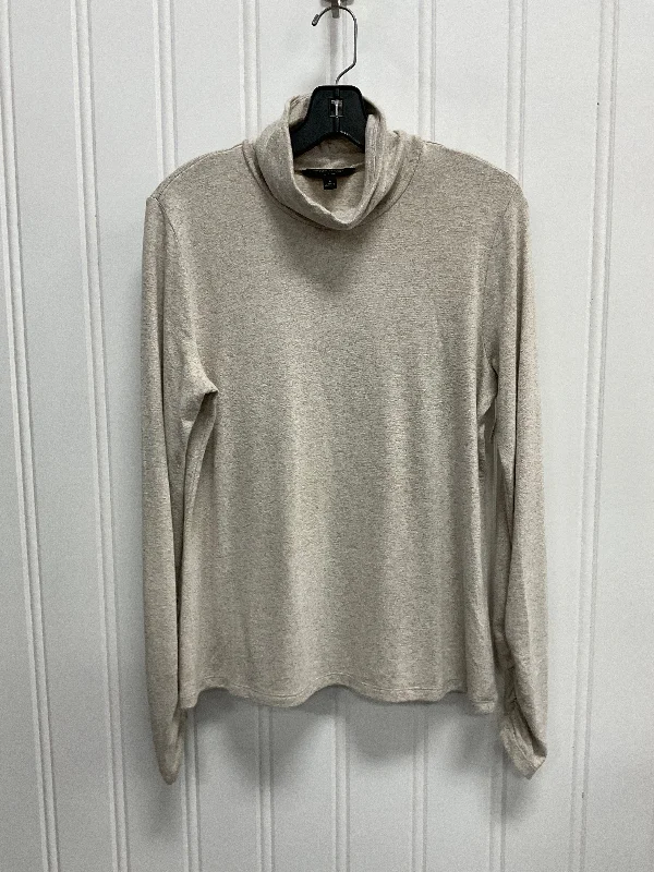 Top Ls By Banana Republic In Beige, Size:L Polished Men's Satin