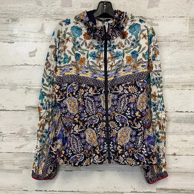 Jacket Windbreaker By Johnny Was In Multi-colored, Size: L Sporty Men's Athleisure 