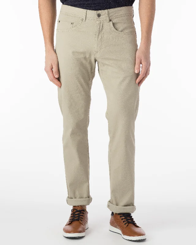 Ballin Pants - Crescent Pima Twill - Stone Unique Men's Upcycled