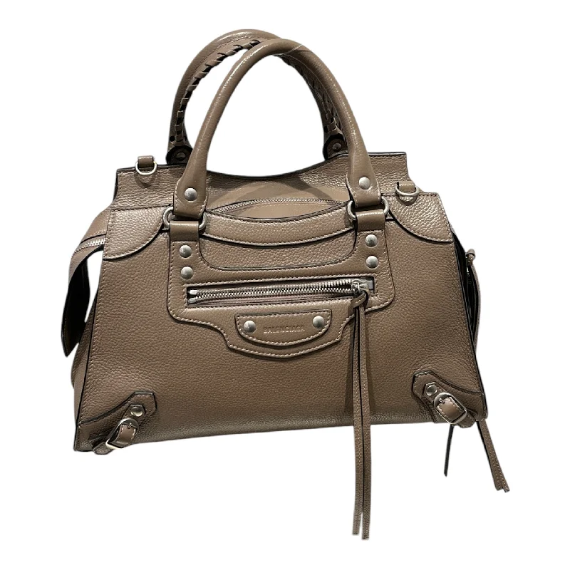 BALENCIAGA/Hand Bag/OS/Leather/BRW/ Hip Men's Retro