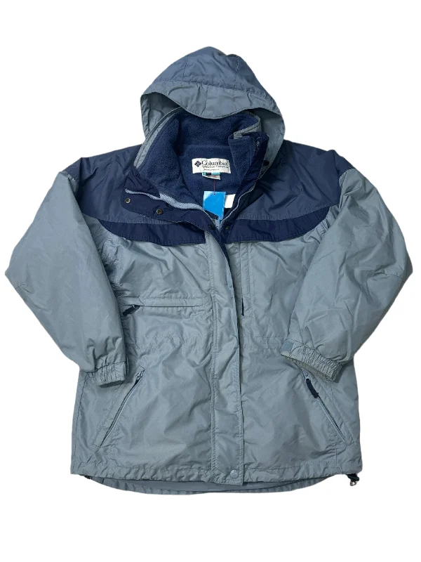 Coat Other By Columbia In Blue, Size: L Stylish Men's Neon