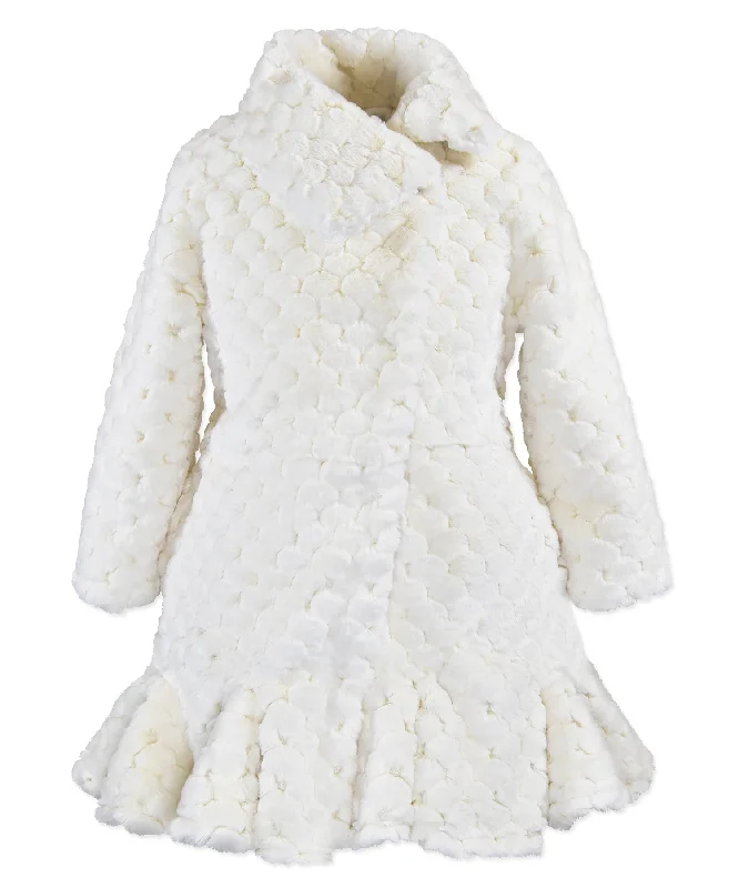 Collar Coat in Marshmallow Dapper Men's Bow