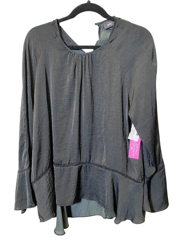Top Long Sleeve By Mossimo In Black, Size: Xl Bohemian Men's Free