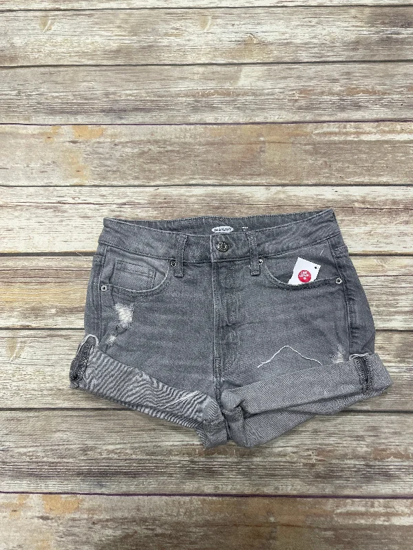 Grey Denim Shorts Old Navy, Size 4 British Gentleman Style