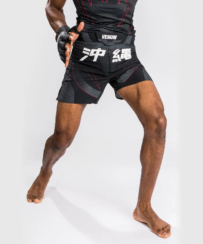 Venum Okinawa 3.0 Fightshorts  - Black/Red Dynamic Men's High
