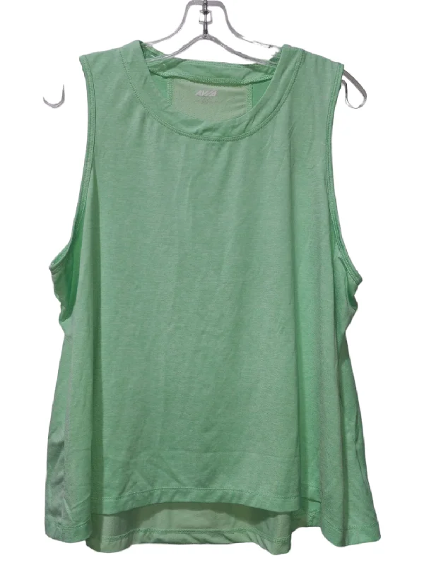 Green Athletic Tank Top Avia, Size Xl Rugged Men's Outdoor 