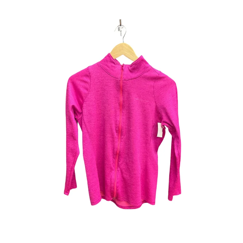 Athletic Jacket By New Balance In Pink, Size: L Laid