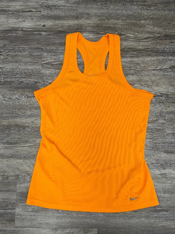 Orange Athletic Tank Top Nike Apparel, Size Xl Gym