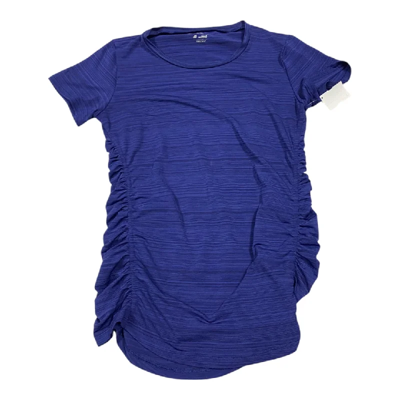 Athletic Top Short Sleeve By Eddie Bauer In Purple, Size: M Modern Men's 