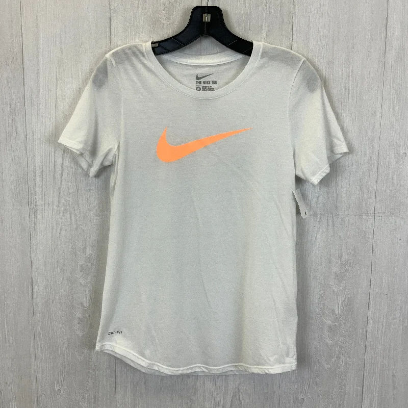 Athletic Top Short Sleeve By Nike Apparel In White, Size: M Practical Men's Multi
