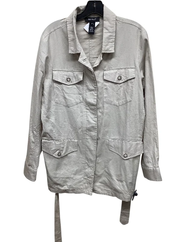 Jacket Other By Karen Kane In Tan, Size: Xs Modern Men's 