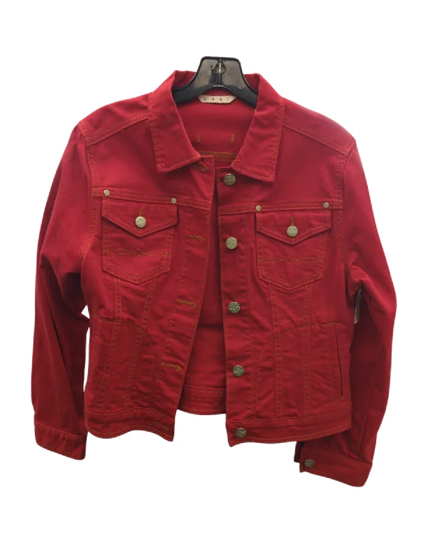 Jacket Denim By Cabi In Red, Size: S Cool Men's Skate