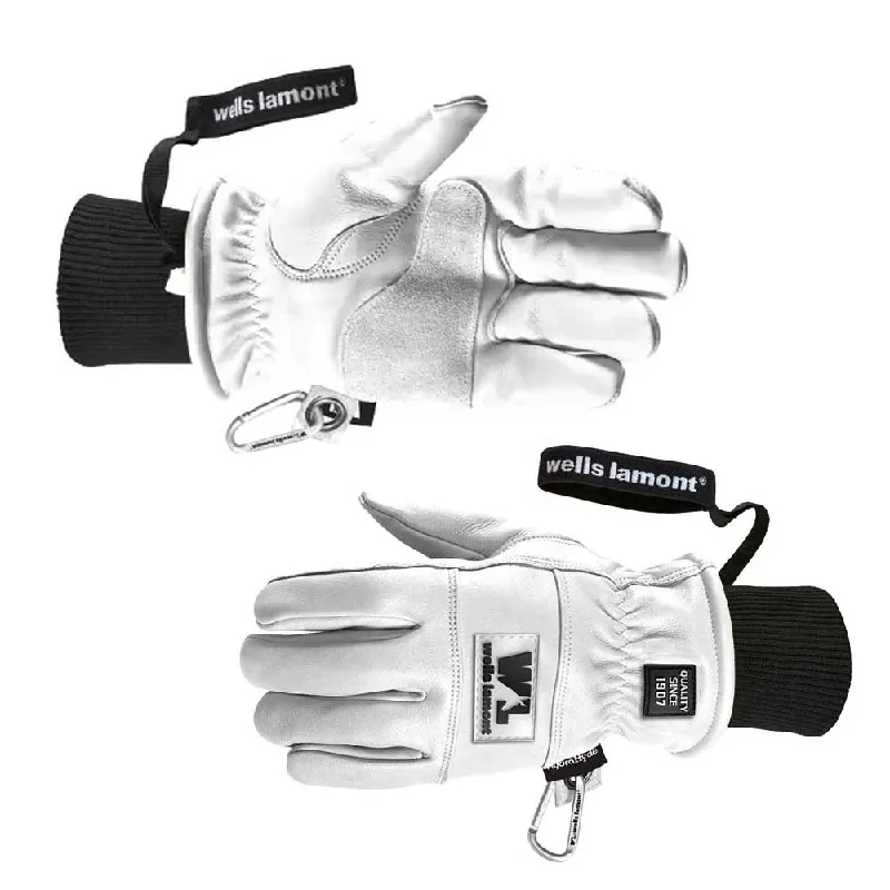 Wells Lamont Men's Working Crew Gloves - Powder White Edgy Men's Punk