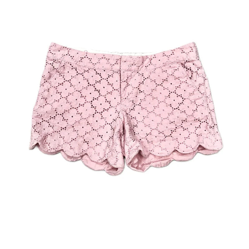 Pink Shorts Designer By Lilly Pulitzer, Size: 8 Polished Men's Silk