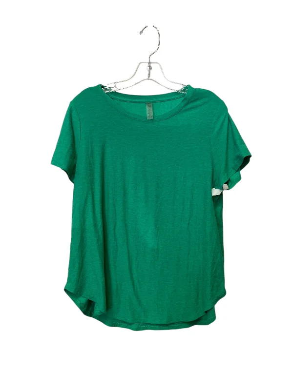 Athletic Top Short Sleeve By Beyond Yoga In Green, Size: L Monochromatic Office Style