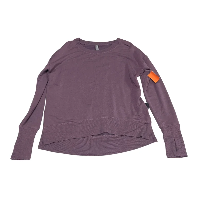 Athletic Top Long Sleeve Crewneck By Athleta In Purple, Size: Xs Earthy Men's Hemp