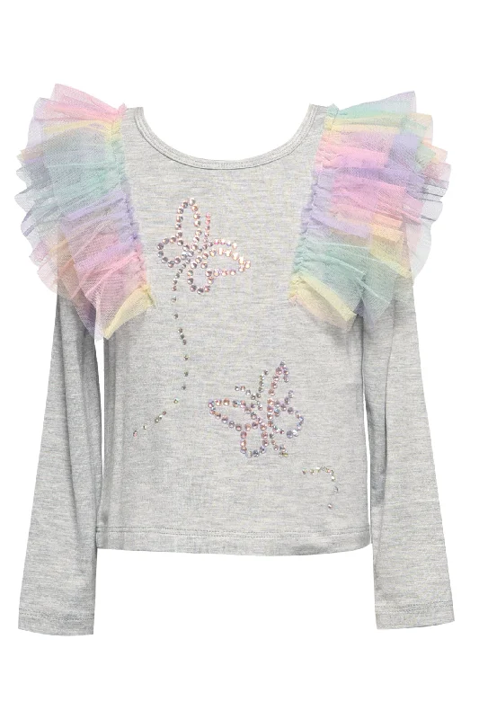 Rainbow Mesh Shirt Sleek Men's Metallic