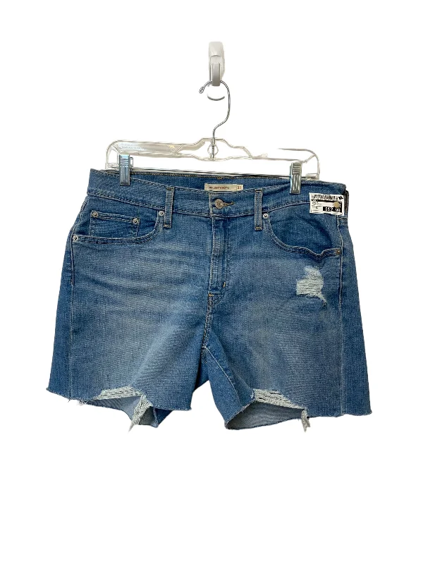 Shorts By Levis In Blue Denim, Size: 32 Monochromatic All