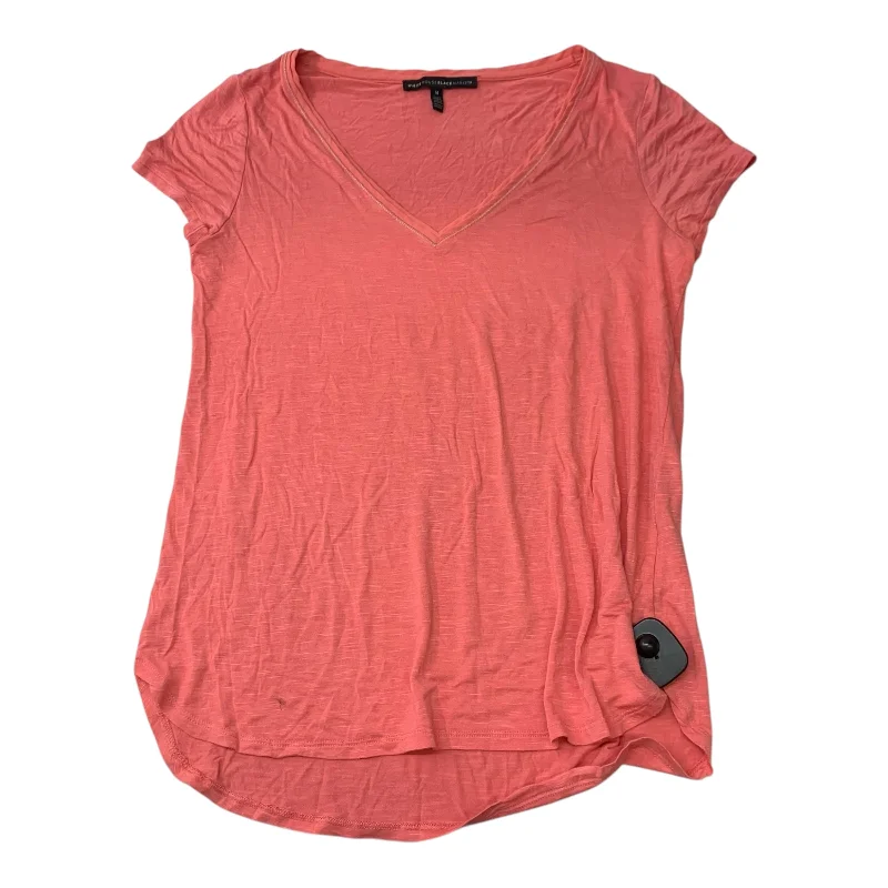 Top Short Sleeve By White House Black Market In Pink, Size: M Vintage Men's 1970S Disco