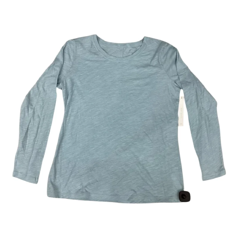 Top Long Sleeve By Caslon In Blue, Size: Xl Edgy Men's Punk