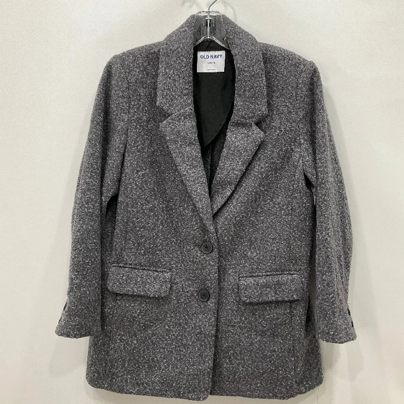 Coat Faux Fur & Sherpa By Old Navy In Grey, Size: S Practical Men's Multi