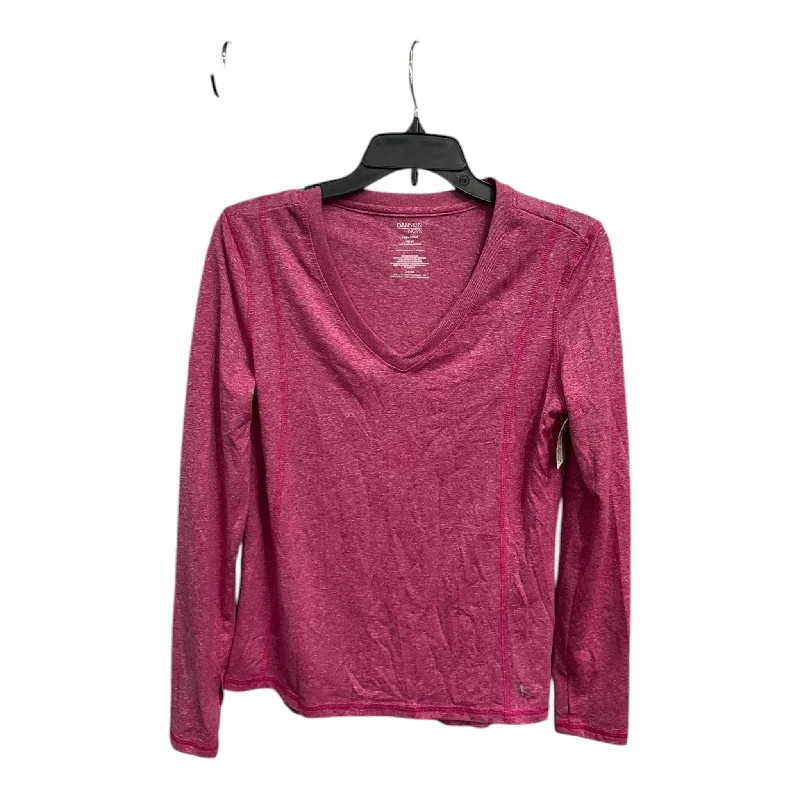 Athletic Top Long Sleeve Crewneck By Danskin Now In Pink, Size: M Earthy Men's Hemp