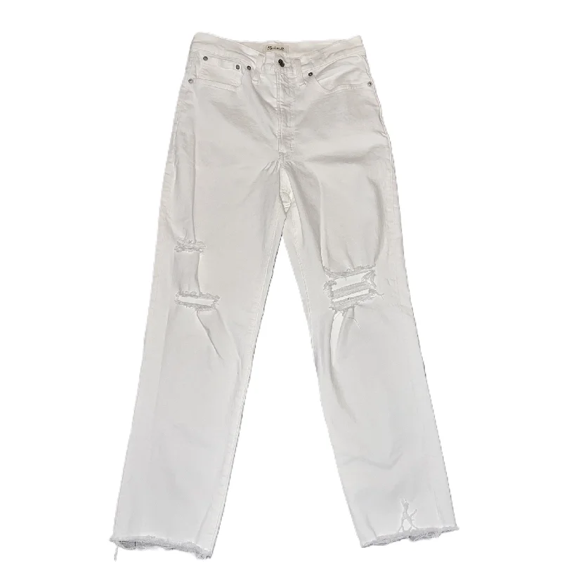 Jeans Straight By Madewell In White, Size: 6 Casual Men's Japanese 