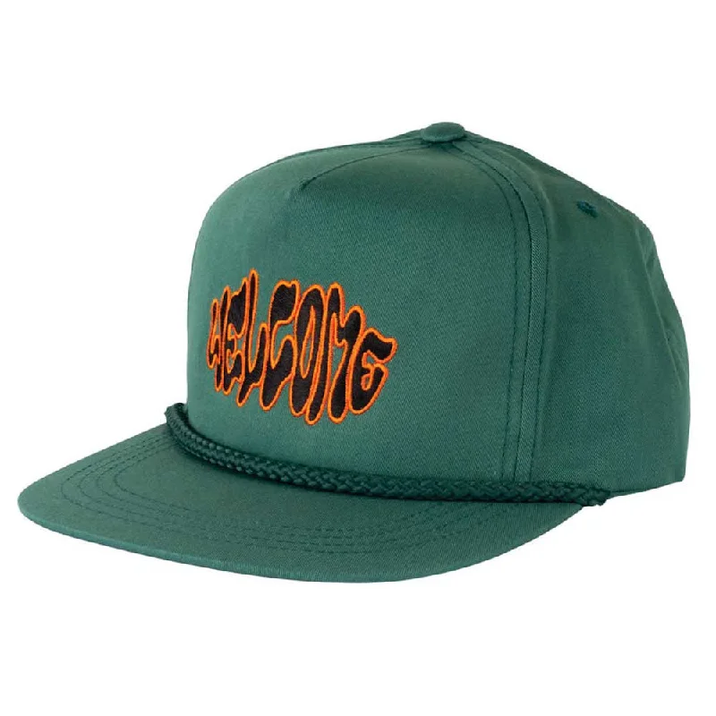 Welcome Warp Hat - Dark Green Masculine Men's Thick