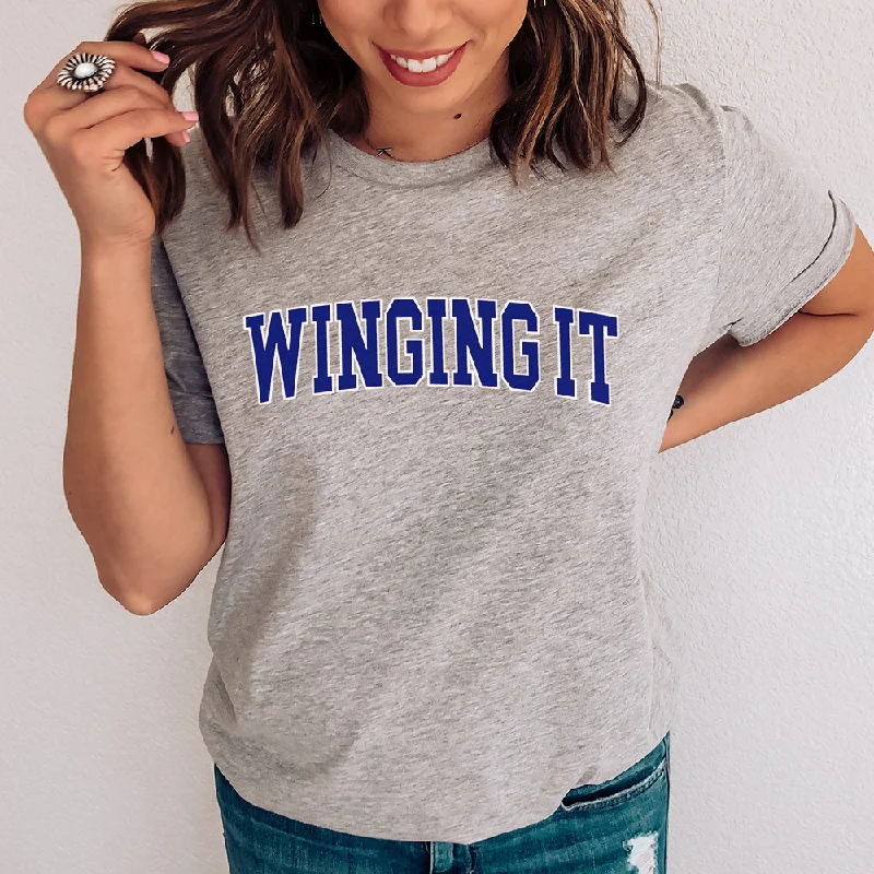 Winging It Varsity T-Shirt Classic Men's Pin