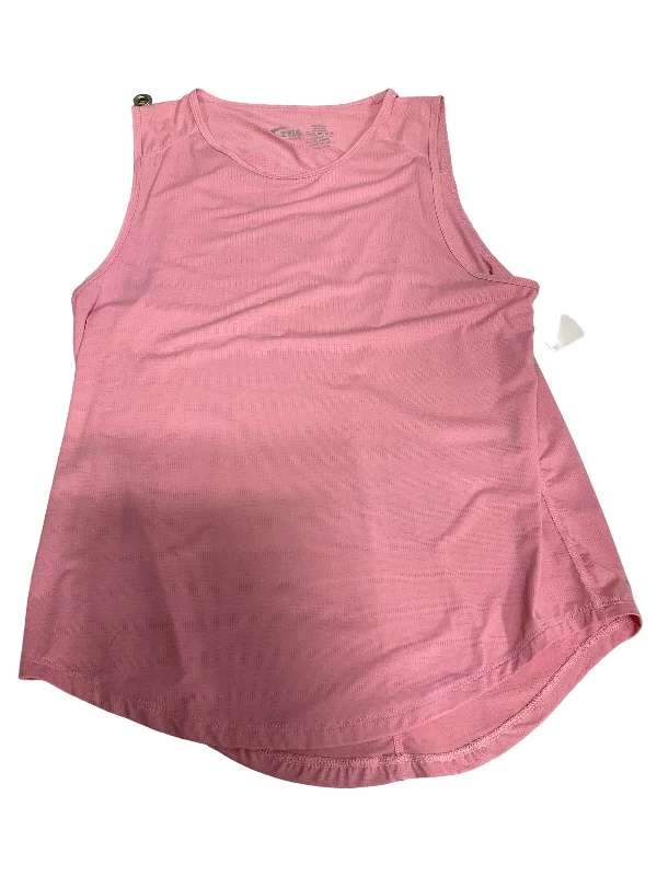 Pink Athletic Tank Top Zyia, Size M Relaxed Men's Beach