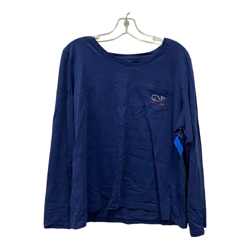 Top Ls By Vineyard Vines In Blue, Size:Xl Stylish Men's Tropical 