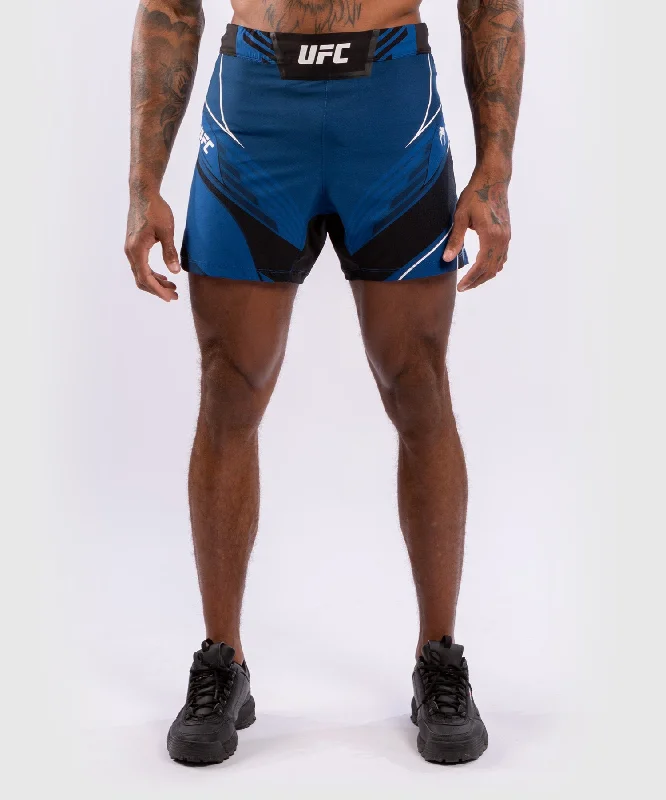 UFC Venum Authentic Fight Night Men's Shorts - Short Fit - Blue Modern Men's 
