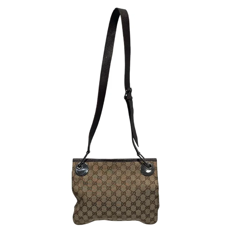 GUCCI/Cross Body Bag/Brown/Cotton/All Over Print/120841 213048 Athletic Men's High