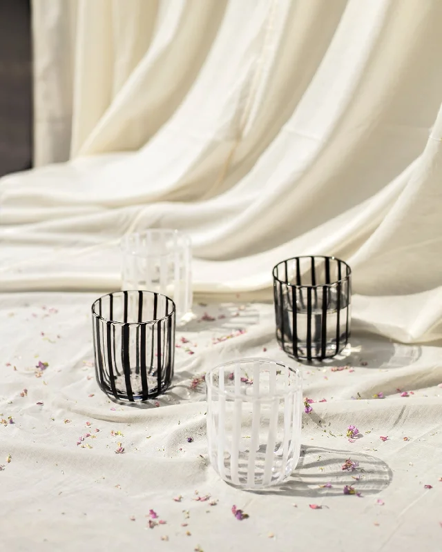 Mahi Stripe Glasses (Set of 4) Tailored