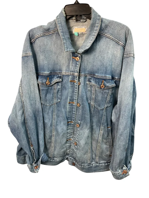 Jacket Denim By Pilcro In Blue Denim, Size: 2x Traditional Men's Wool