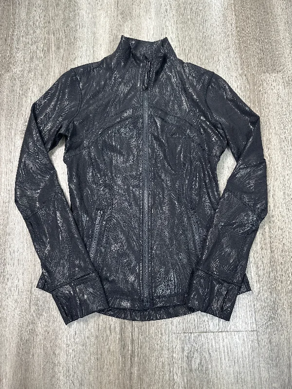 Athletic Jacket By Lululemon In Black, Size: S Beach