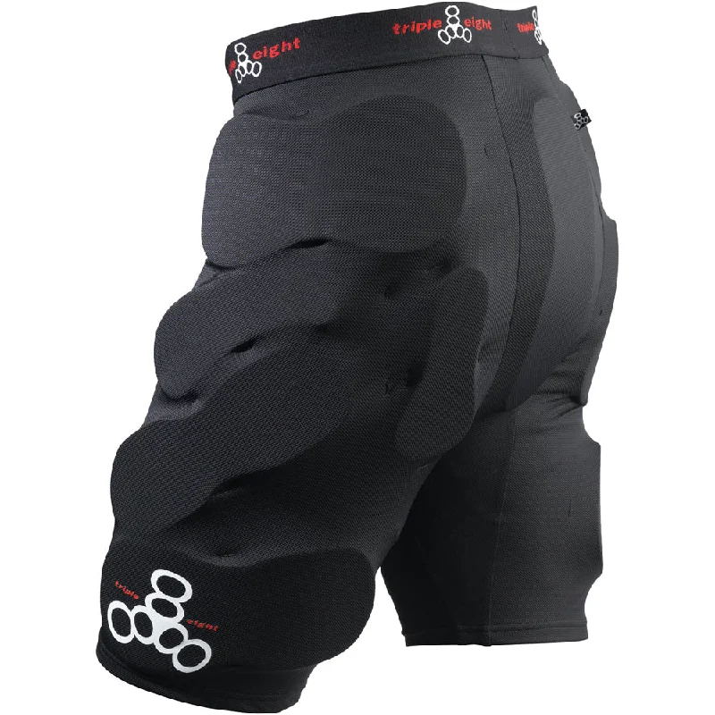 Triple 8 Bumsaver Padded Shorts - Black Cool Men's Distressed