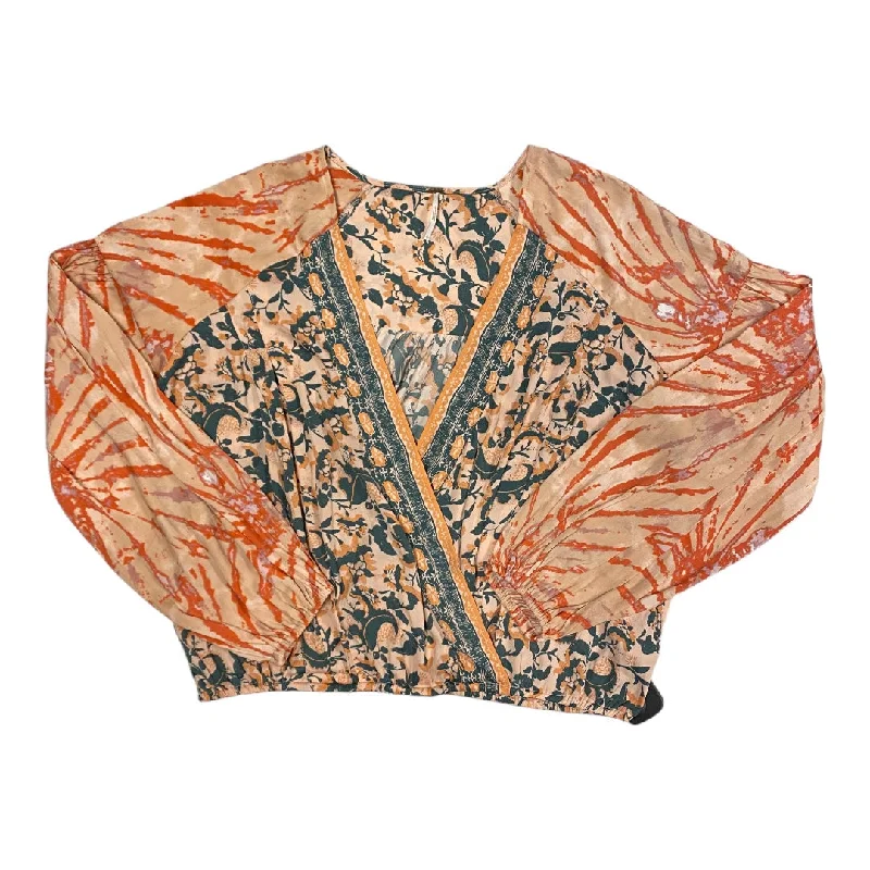 Top Long Sleeve By Free People  Size: L Sophisticated Men's French