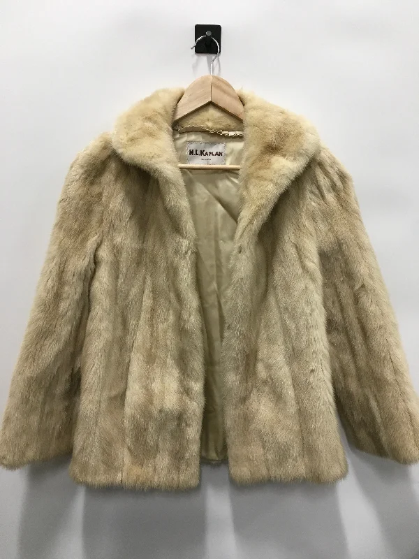 Coat Fur By N.L.KAPLAN  In Tan, Size: S Practical Men's Quick