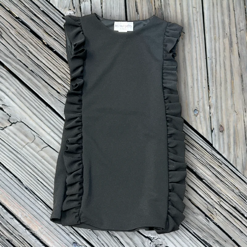 Black Ruffle Dress Streetwear Style