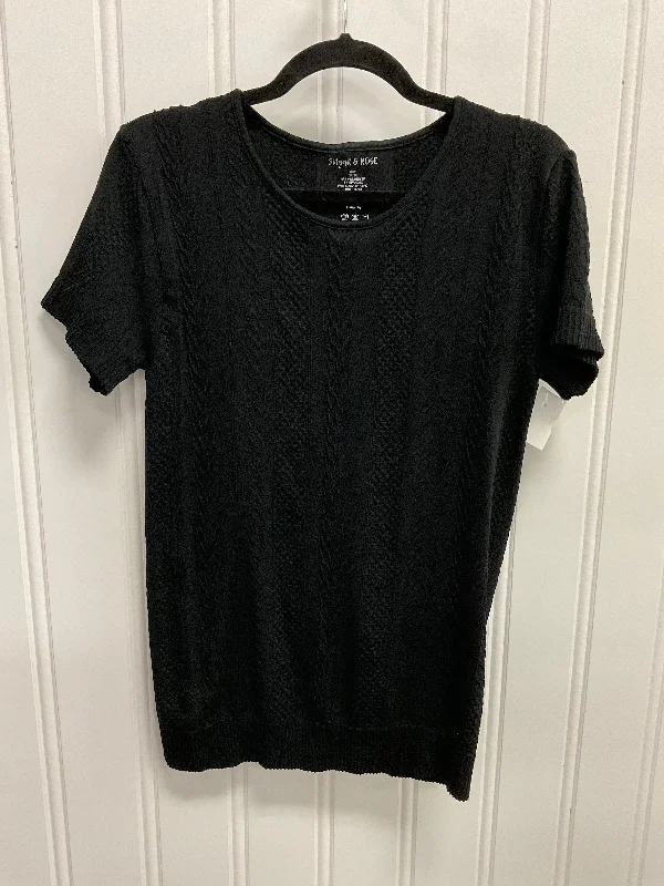 Top Ss Basic By Clothes Mentor In Black, Size:2X Bohemian Men's Free