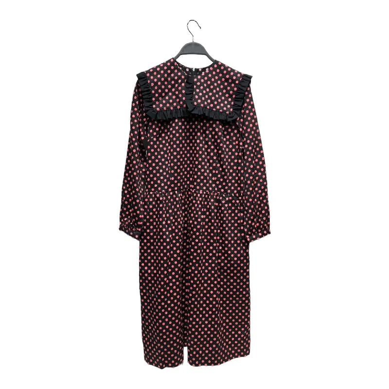 COMME des GARCONS/LS Dress/S/Polka dot/Cotton/BLK/ Luxurious Men's High