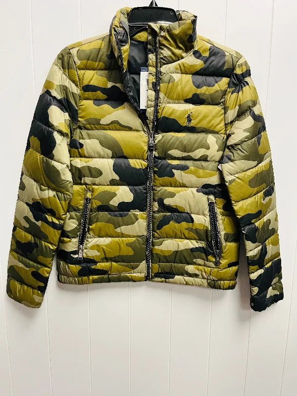 Coat Puffer & Quilted By Polo Ralph Lauren In Camouflage Print, Size: Xs Elegant Men's Formal 